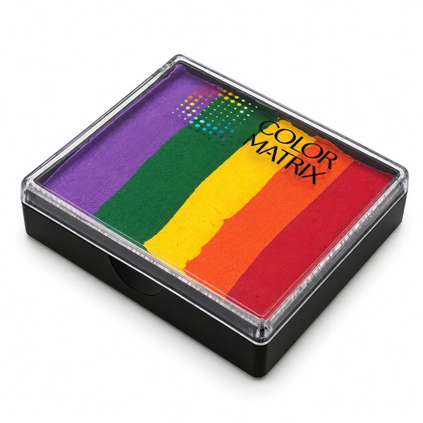 COLOR MATRIX Split Cake Face Paint - Rainbow 50g