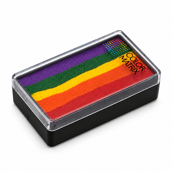 COLOR MATRIX Split Cake Face Paint - Rainbow 28g