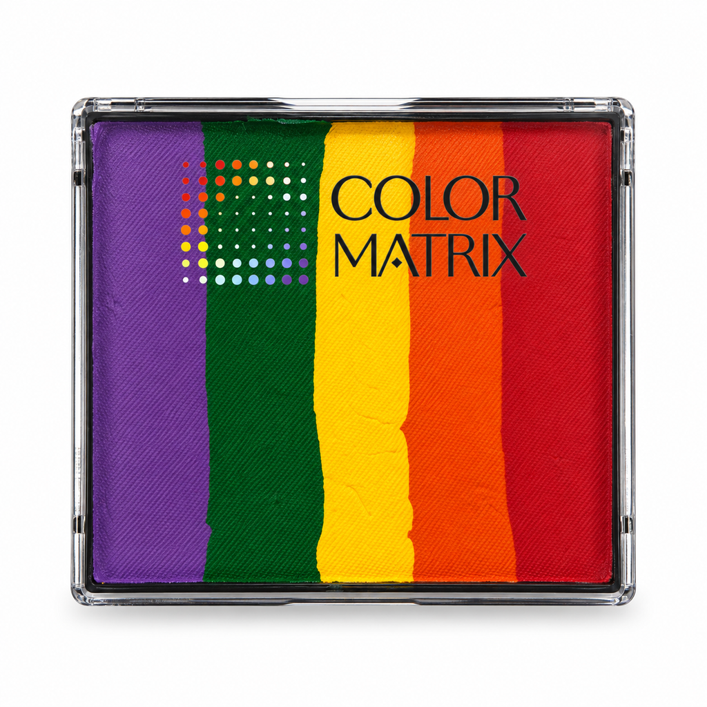 COLOR MATRIX Split Cake Face Paint - Rainbow 50g