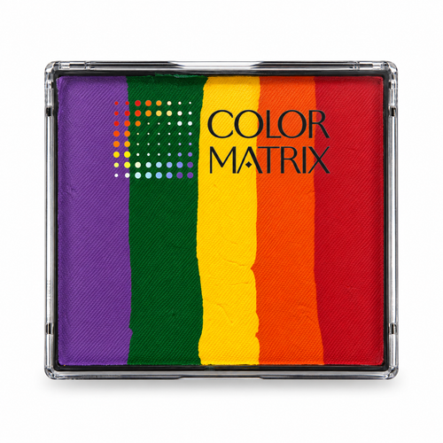 COLOR MATRIX Split Cake Face Paint - Rainbow 50g